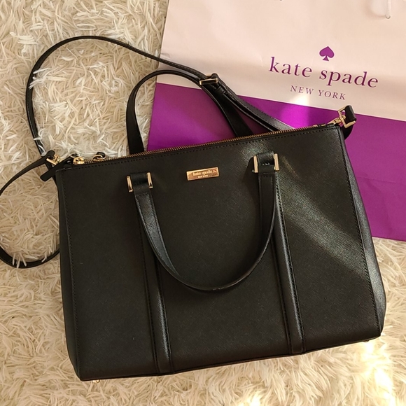 kate spade Handbags - Kate Spade Black Messenger Bag